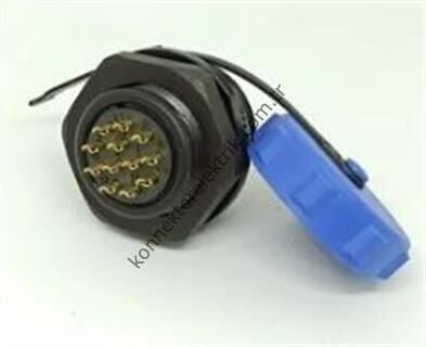 WEIPU SP2112/P12 12 Pin IP68 Plastik Kasa Panel Tipi Erkek Su Geçirmez Konnektör