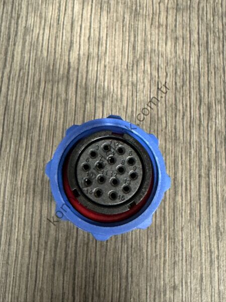 WEIPU SP2110/S15 15 Pin IP68 Plastik Kasa Kablo Tipi Dişi Su Geçirmez Konnektör