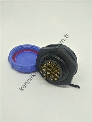 SP2912/P17 IP68 Plastik Panel Tipi Konnektör