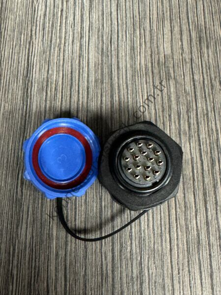 WEIPU SP2112/S15 15 Pin Plastik Kasa Panel Tipi Dişi Su Geçirmez Konnektör