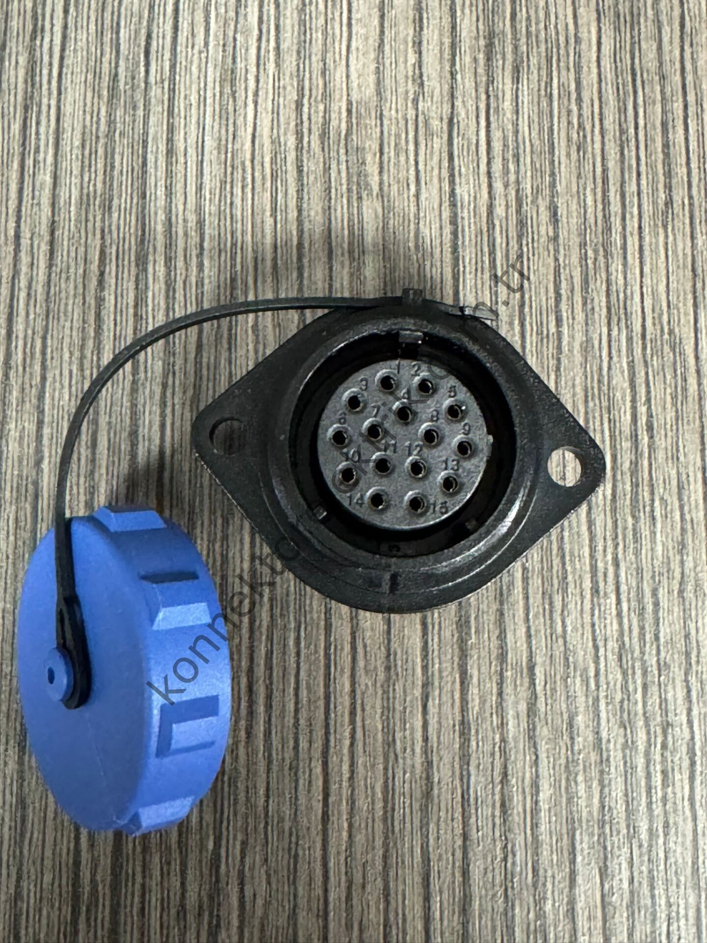 WEIPU SP2113/S15 15 Pin IP68 Plastik Kasa Panel Tipi Dişi Su Geçirmez Konnektör
