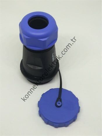 WEIPU SP2911/S26 26 Pin IP68 Plastik Kasa Karşıt Kablo Tipi Dişi Su Geçirmez Konnektör