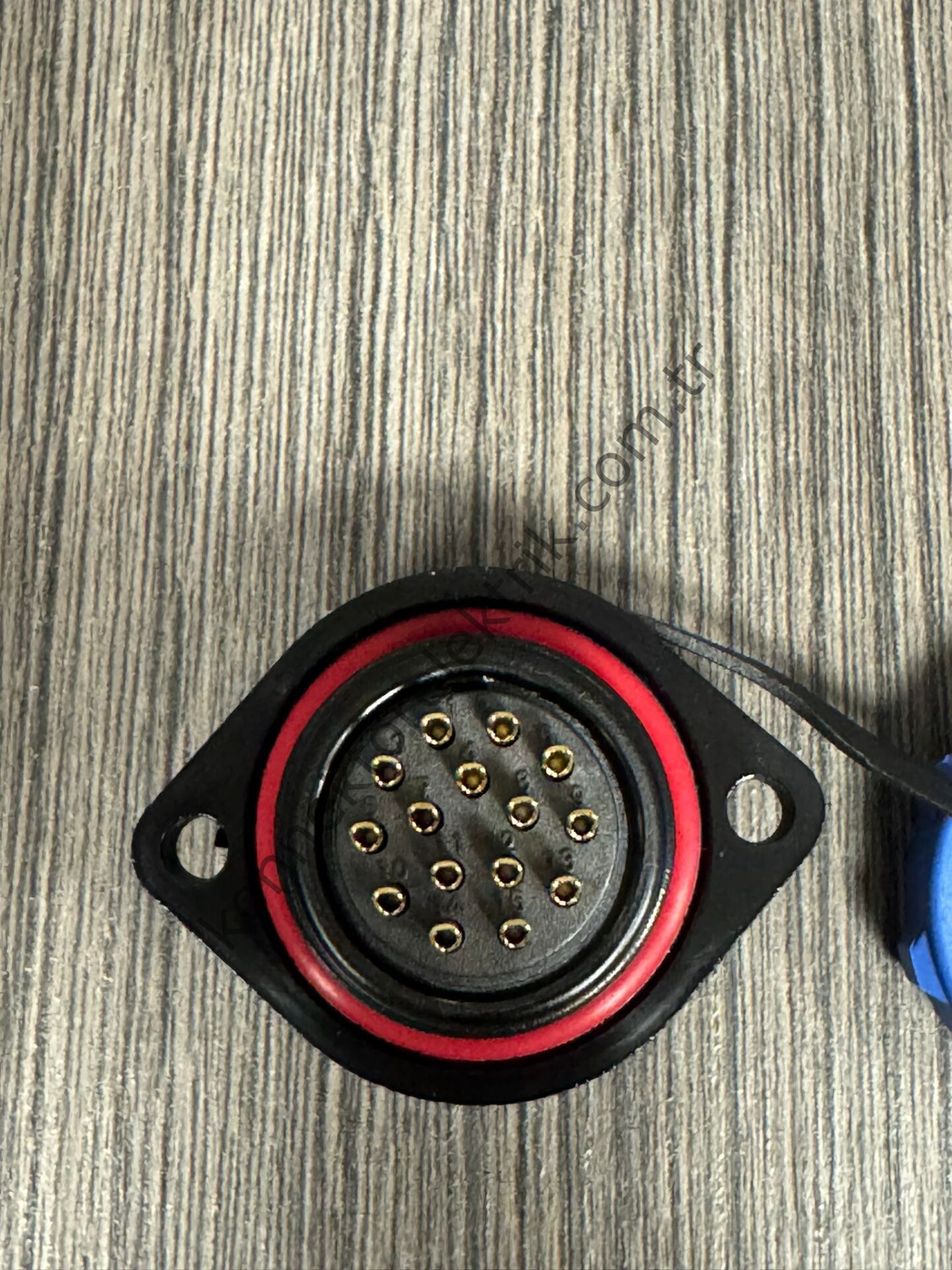 WEIPU SP2113/P15 15 Pin IP68 Plastik Kasa Panel Tipi Erkek Su Geçirmez Konnektör