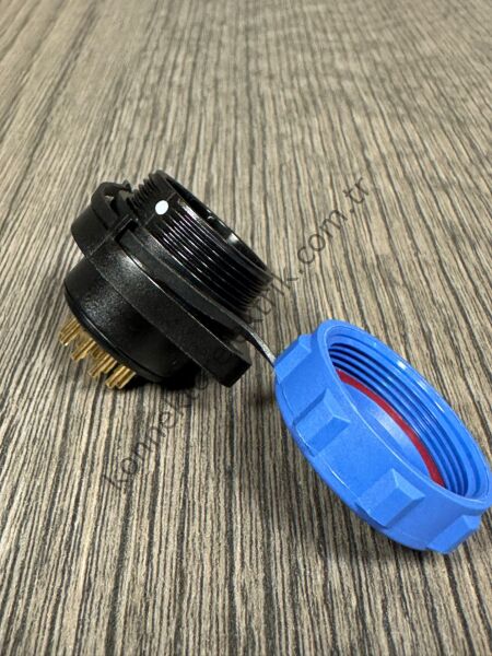 WEIPU SP2113/P15 15 Pin IP68 Plastik Kasa Panel Tipi Erkek Su Geçirmez Konnektör