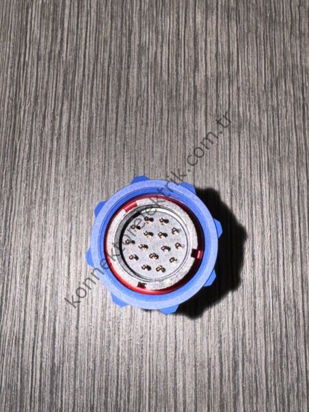 WEIPU SP2111/P15 15 Pin IP68 Plastik Kasa Karşıt Kablo Tipi Erkek Su Geçirmez Konnektör