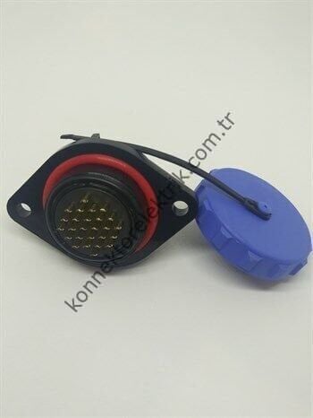 WEIPU SP2913/S26 26 Pin IP68 Plastik Kasa Panel Tipi Dişi Su Geçirmez Konnektör