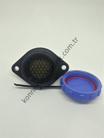 WEIPU SP2913/P26 26 Pin IP68 Plastik Kasa Panel Tipi Erkek Su Geçirmez Konnektör