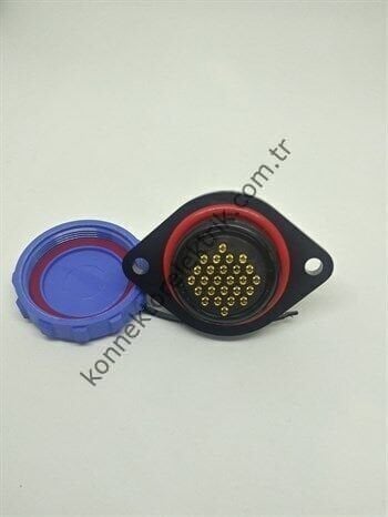 WEIPU SP2913/P26 26 Pin IP68 Plastik Kasa Panel Tipi Erkek Su Geçirmez Konnektör