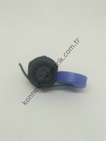 WEIPU SY1712/S3 3 Pin IP67 Plastik Kasa Bayonet Panel Tipi Dişi Su Geçirmez Konnektör