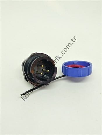 SY1712/P3 IP67 Plastik Bayonet Panel Tipi Konnektör
