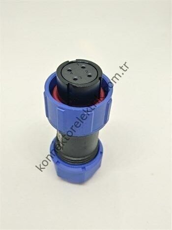 WEIPU SY1710/S4 4 Pin IP67 Plastik Kasa Bayonet Kablo Tipi Dişi Su Geçirmez Konnektör