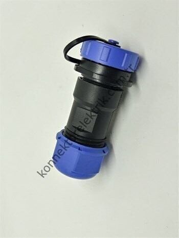 WEIPU SY1711/S4 4 Pin IP67 Plastik Kasa Bayonet Karşıt Kablo Tipi Dişi Su Geçirmez Konnektör