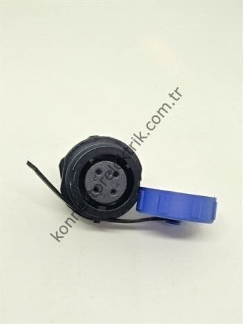 WEIPU SY1712/S4 4 Pin IP67 Plastik Kasa Bayonet Panel Tipi Dişi Su Geçirmez Konnektör
