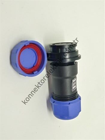 WEIPU SY1711/S5 5 Pin IP67 Plastik Kasa Bayonet Karşıt Kablo Tipi Dişi Su Geçirmez Konnektör
