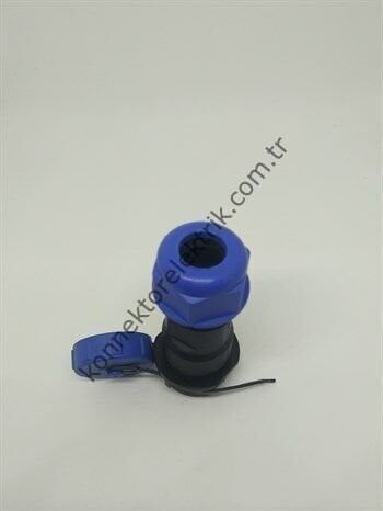 WEIPU SY1711/P5 5 Pin IP67 Plastik Kasa Bayonet Karşıt Kablo Tipi Erkek Su Geçirmez Konnektör