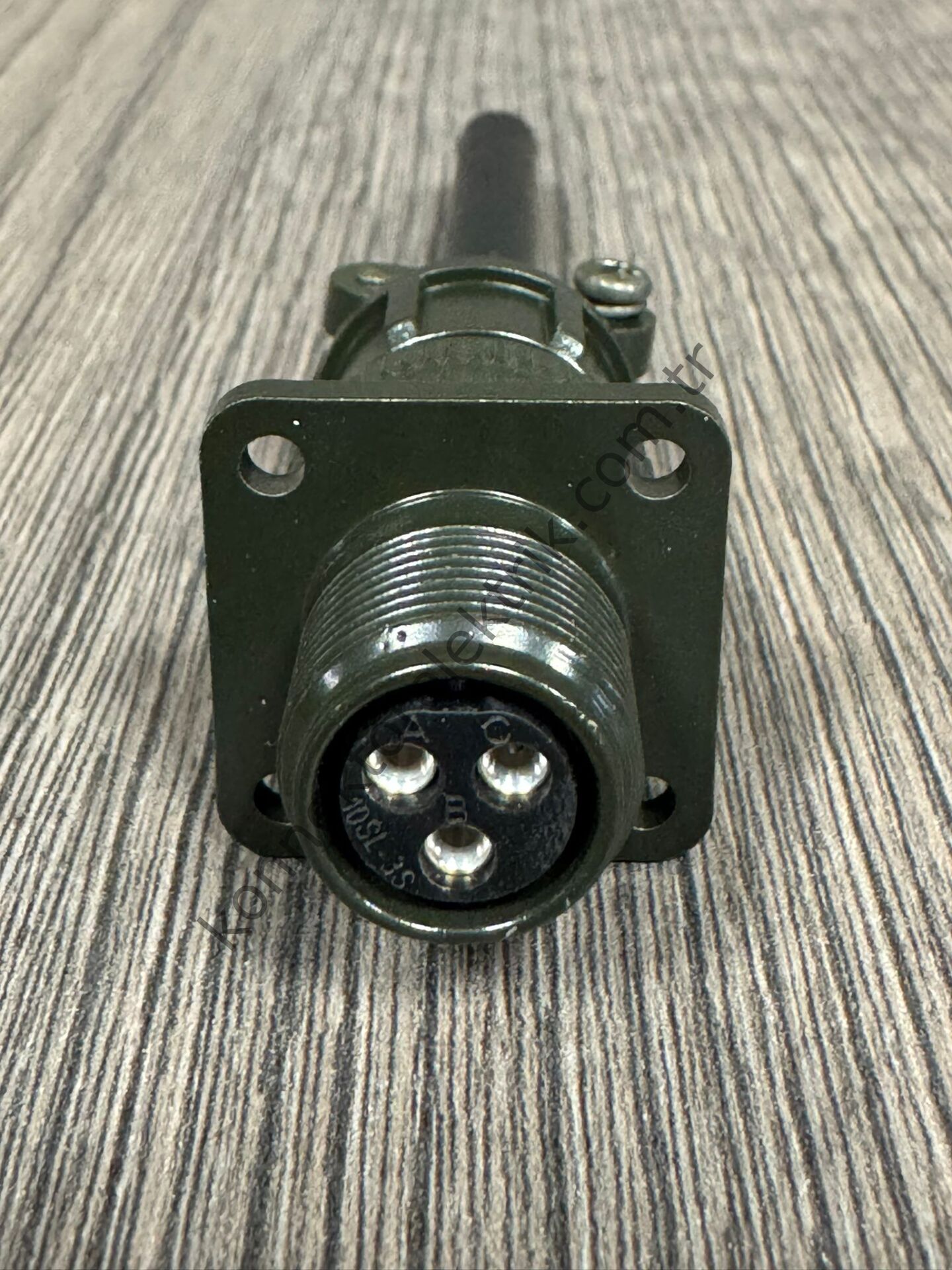 HZ CONNECTORS MS3100F 10SL-3S 3 Pin Metal Kasa Karşıt Kablo Tipi Dişi Askeri Konnektör
