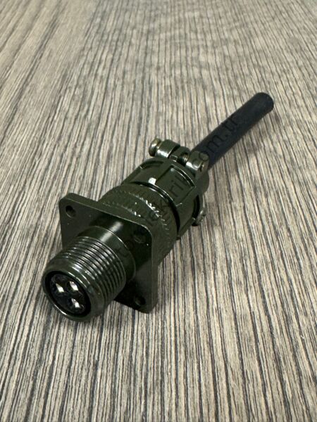 HZ CONNECTORS MS3100F 10SL-3S 3 Pin Metal Kasa Karşıt Kablo Tipi Dişi Askeri Konnektör
