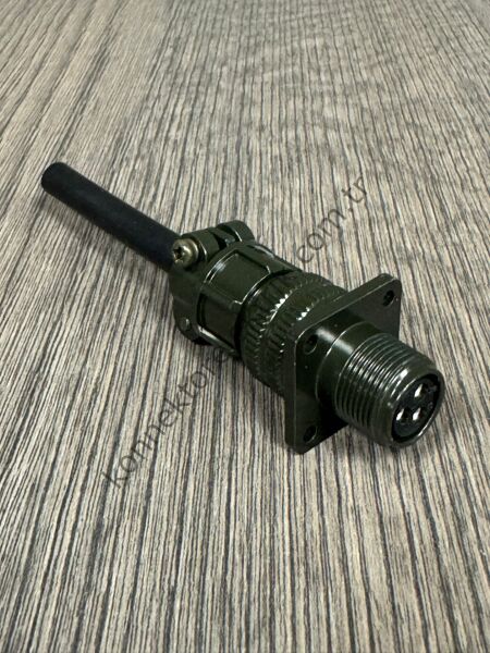 HZ CONNECTORS MS3100F 10SL-3S 3 Pin Metal Kasa Karşıt Kablo Tipi Dişi Askeri Konnektör