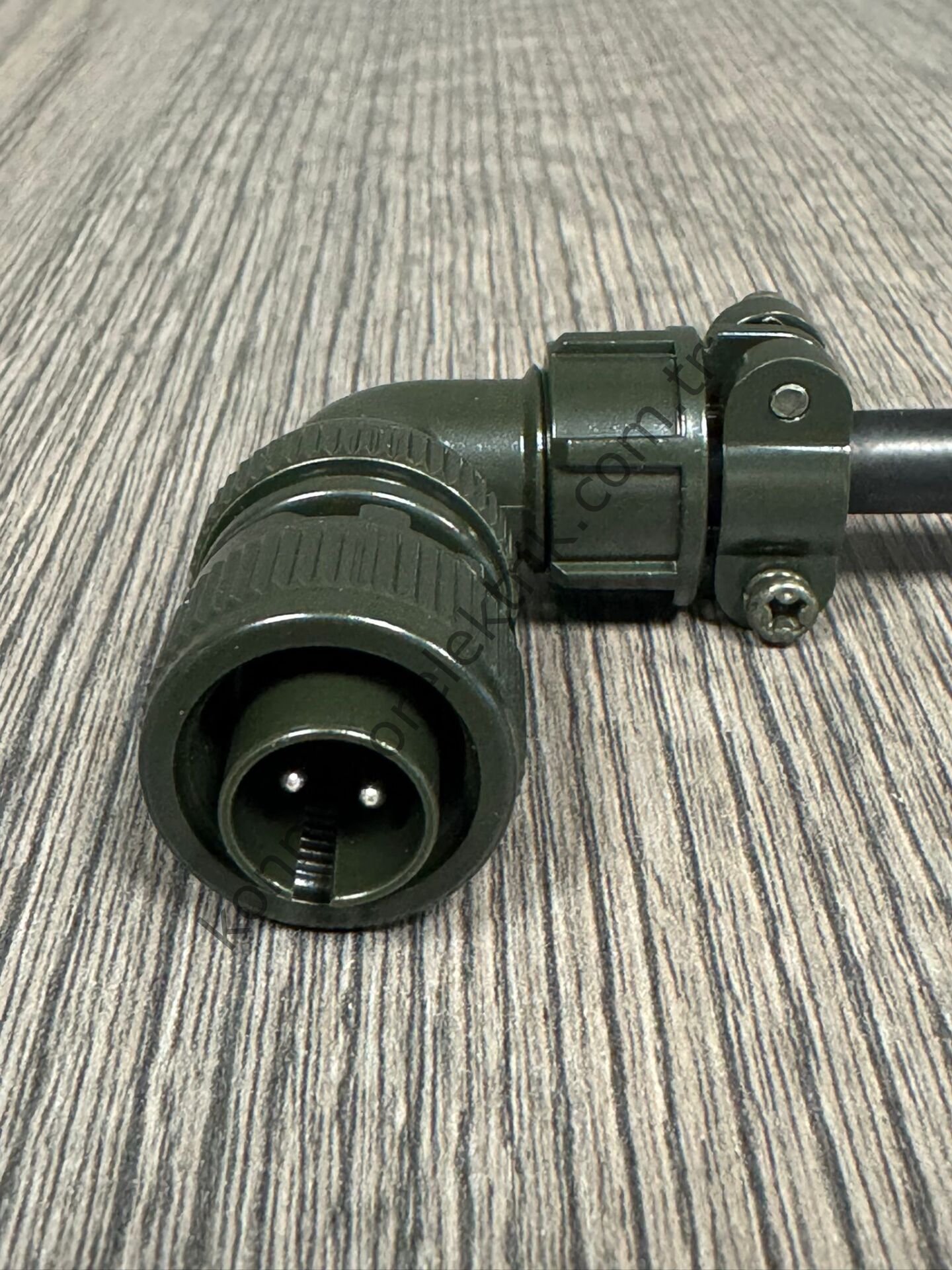 HZ CONNECTORS MS3108F 10SL-4P 2 Pin Metal Kasa 90° Açılı Kablo Tipi Erkek Askeri Konnektör