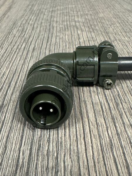 HZ CONNECTORS MS3108F 10SL-4P 2 Pin Metal Kasa 90° Açılı Kablo Tipi Erkek Askeri Konnektör