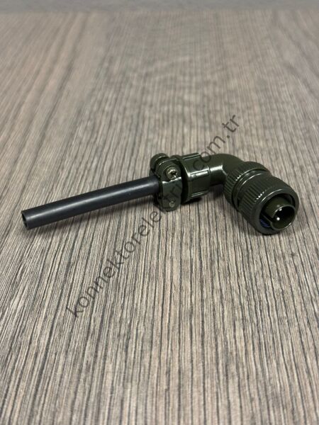 HZ CONNECTORS MS3108F 10SL-4P 2 Pin 90° Metal Kasa Kablo Tipi Erkek Askeri Konnektör