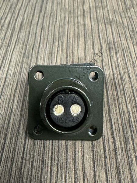 HZ CONNECTORS MS3102E 10SL-4S 2 Pin Metal Kasa Panel Tipi Dişi Askeri Konnektör