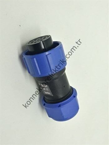 WEIPU SY1710/S7 7 Pin IP67 Plastik Kasa Bayonet Kablo Tipi Dişi Su Geçirmez Konnektör