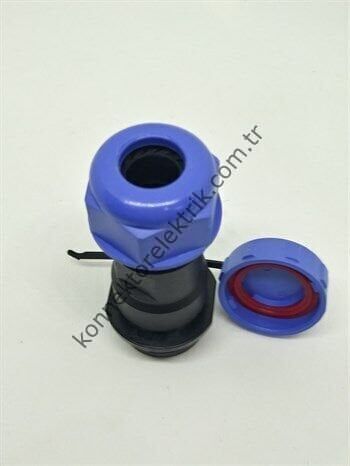 WEIPU SY1711/S7 7 Pin IP67 Plastik Kasa Bayonet Karşıt Kablo Tipi Dişi Su Geçirmez Konnektör