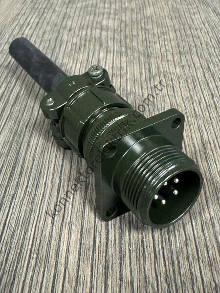 HZ CONNECTORS MS3100F 14S-5P 5 Pin Metal Kasa Karşıt Kablo Tipi Erkek Askeri Konnektör