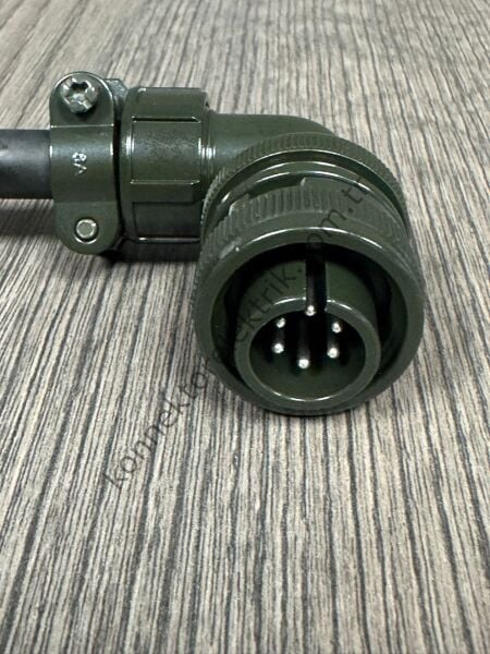 HZ CONNECTORS MS3108F 14S-6P 6 Pin 90° Metal Kasa Kablo Tipi Erkek Askeri Konnektör