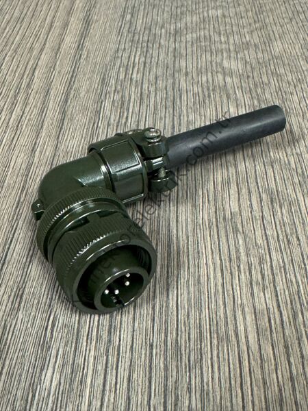 HZ CONNECTORS MS3108F 14S-6P 6 Pin Metal Kasa 90° Açılı Kablo Tipi Erkek Askeri Konnektör
