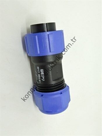 WEIPU SY1710/S9 9 Pin IP67 Plastik Kasa Bayonet Kablo Tipi Dişi Su Geçirmez Konnektör