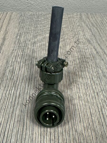 HZ CONNECTORS MS3108F 14S-7P 3 Pin Metal Kasa 90° Açılı Kablo Tipi Erkek Askeri Konnektör