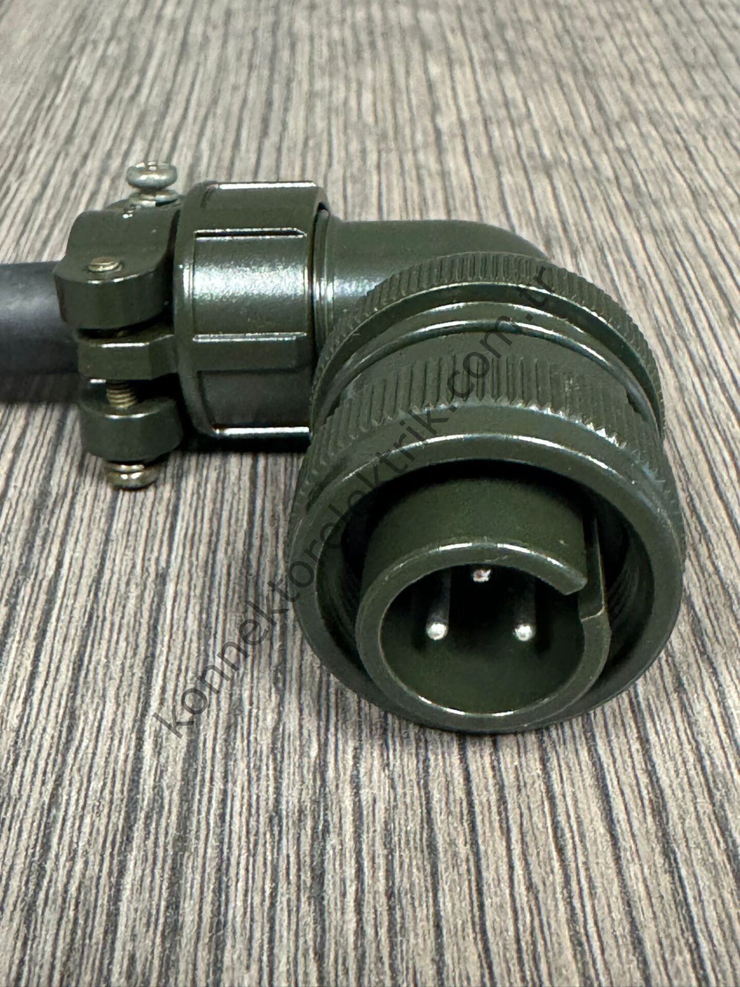 HZ CONNECTORS MS3108F 14S-7P 3 Pin Metal Kasa 90° Açılı Kablo Tipi Erkek Askeri Konnektör