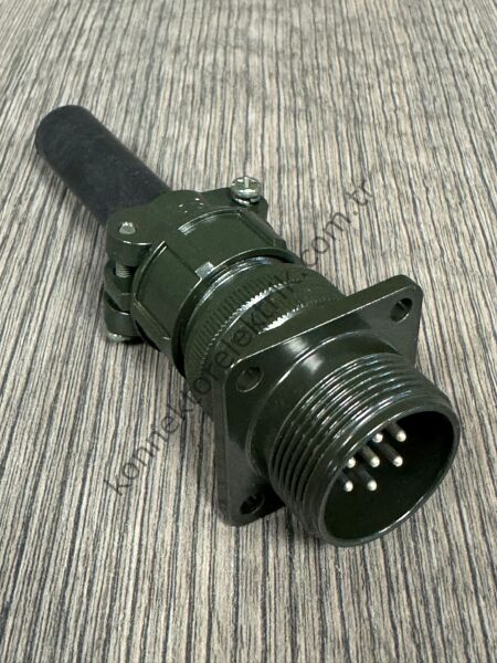 HZ CONNECTORS MS3100F 16S-1P 7 Pin Metal Kasa Karşıt Kablo Tipi Erkek Askeri Konnektör