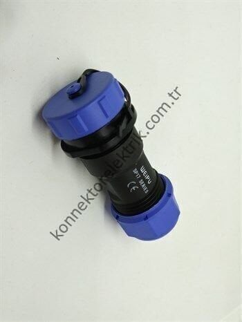 WEIPU SY1711/P9 9 Pin IP67 Plastik Kasa Bayonet Karşıt Kablo Tipi Dişi Su Geçirmez Konnektör