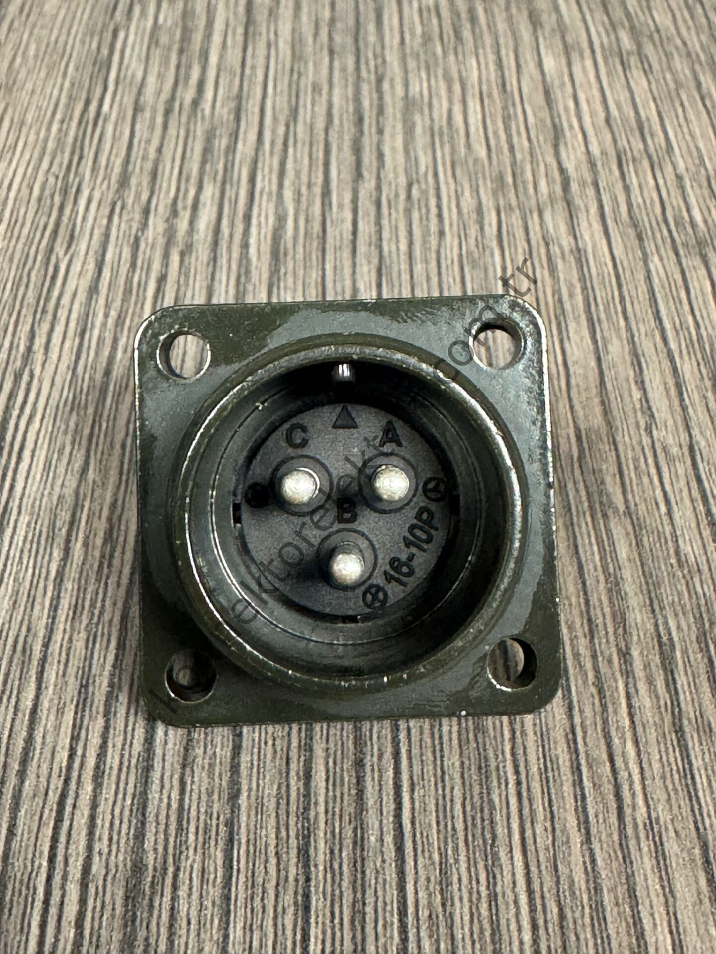 HZ CONNECTORS MS3102E 16-10P 3 Pin Metal Kasa Panel Tipi Erkek Askeri Konnektör