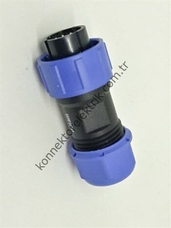 WEIPU SY1710/P10 10 Pin IP67 Plastik Kasa Bayonet Kablo Tipi Erkek Su Geçirmez Konnektör