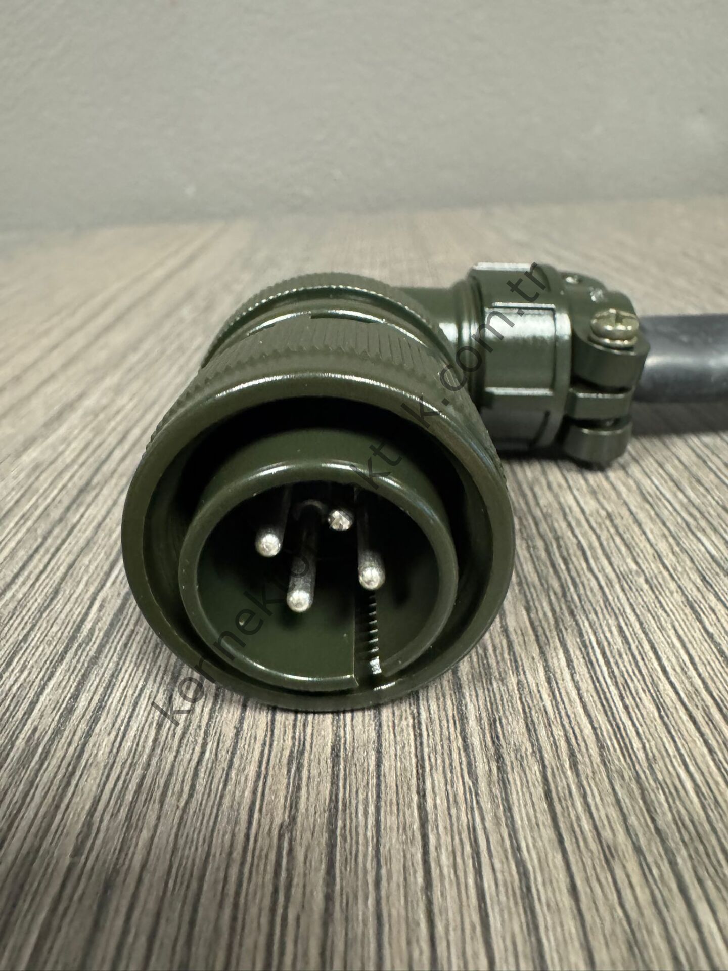 HZ CONNECTORS MS3108F 18-10P 4 Pin Metal Kasa 90° Açılı Kablo Tipi Erkek Askeri Konnektör