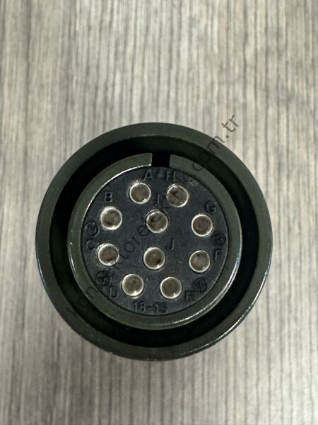 HZ CONNECTORS MS3106F 18-1S 10 Pin Metal Kasa Kablo Tipi Dişi Askeri Konnektör