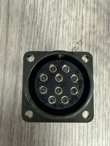 HZ CONNECTORS MS3100F 18-1S 10 Pin Metal Kasa Karşıt Kablo Tipi Dişi Askeri Konnektör