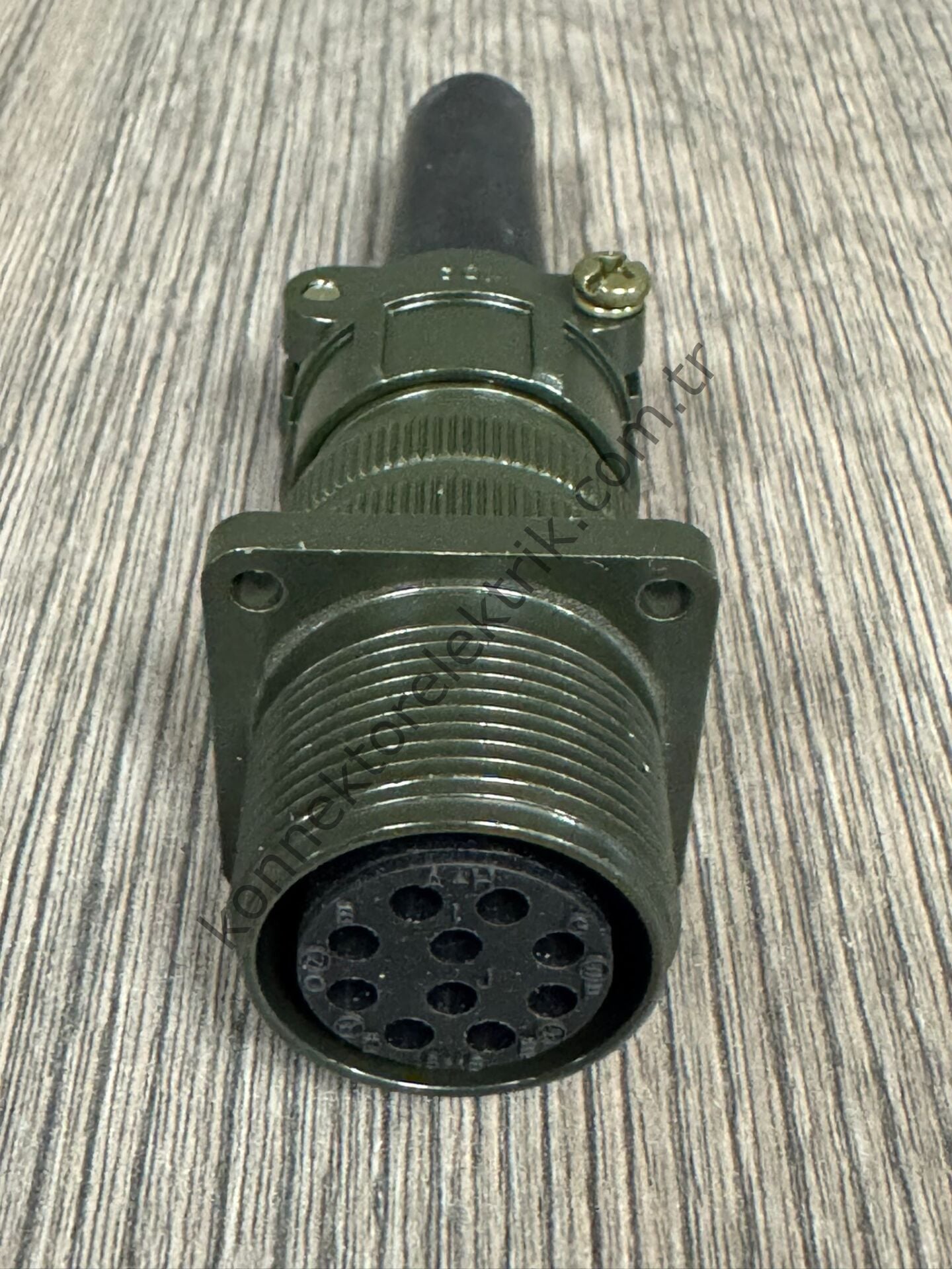 HZ CONNECTORS MS3100F 18-1S 10 Pin Metal Kasa Karşıt Kablo Tipi Dişi Askeri Konnektör