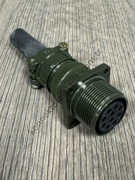 HZ CONNECTORS MS3100F 18-1S 10 Pin Metal Kasa Karşıt Kablo Tipi Dişi Askeri Konnektör
