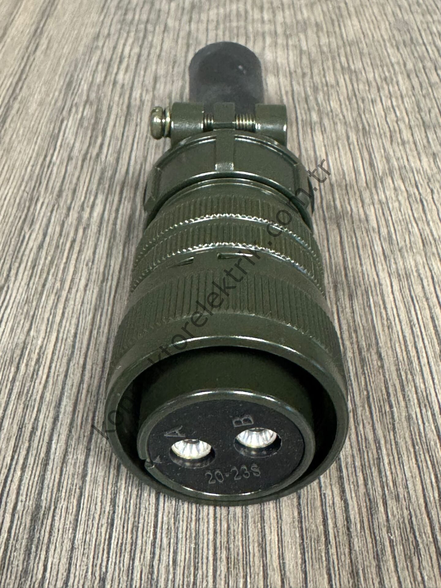 HZ CONNECTORS MS3106F 20-23S 2 Pin Metal Kasa Kablo Tipi Dişi Askeri Konnektör