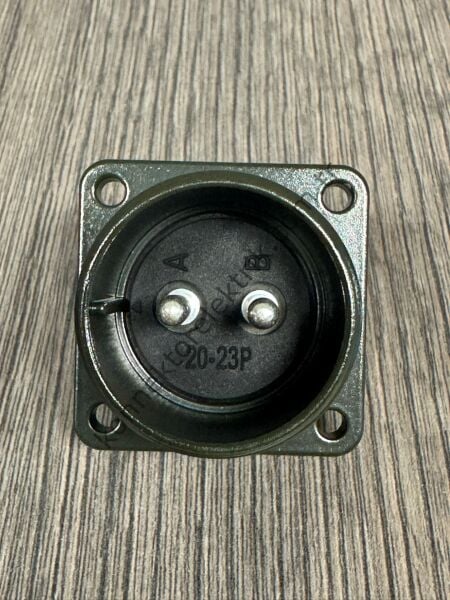 HZ CONNECTORS MS3102E 20-23P 2 Pin Metal Kasa Panel Tipi Erkek Askeri Konnektör