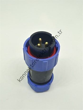 SY2110/P3 IP67 Plastik Bayonet Kablo Tipi Konnektör