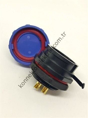 WEIPU SY2112/P3 3 Pin IP67 Plastik Kasa Bayonet Panel Tipi Erkek Su Geçirmez Konnektör