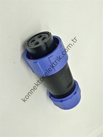 SY2110/S4 IP67 Plastik Bayonet Kablo Tipi Konnektör