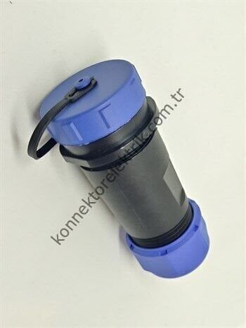 WEIPU SY2111/S4 4 Pin  IP67 Plastik Kasa Bayonet Karşıt Kablo Tipi Dişi Su Geçirmez Konnektör