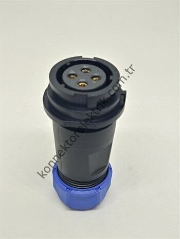 SY2111/S4 IP67 Plastik Bayonet Karşıt Tip Konnektör